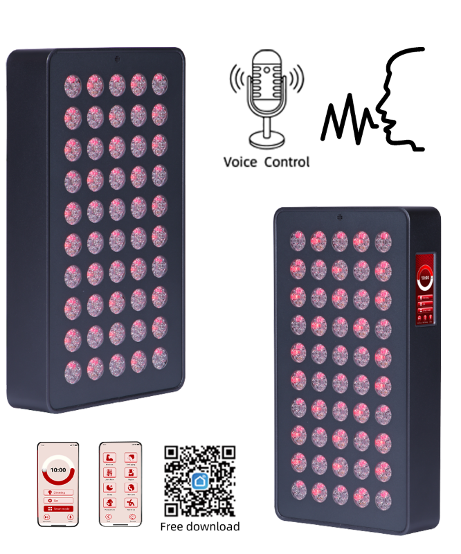 Voice-Activated Red Light Therapy Panels